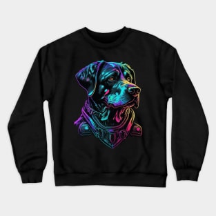 Colorful Dog Crewneck Sweatshirt